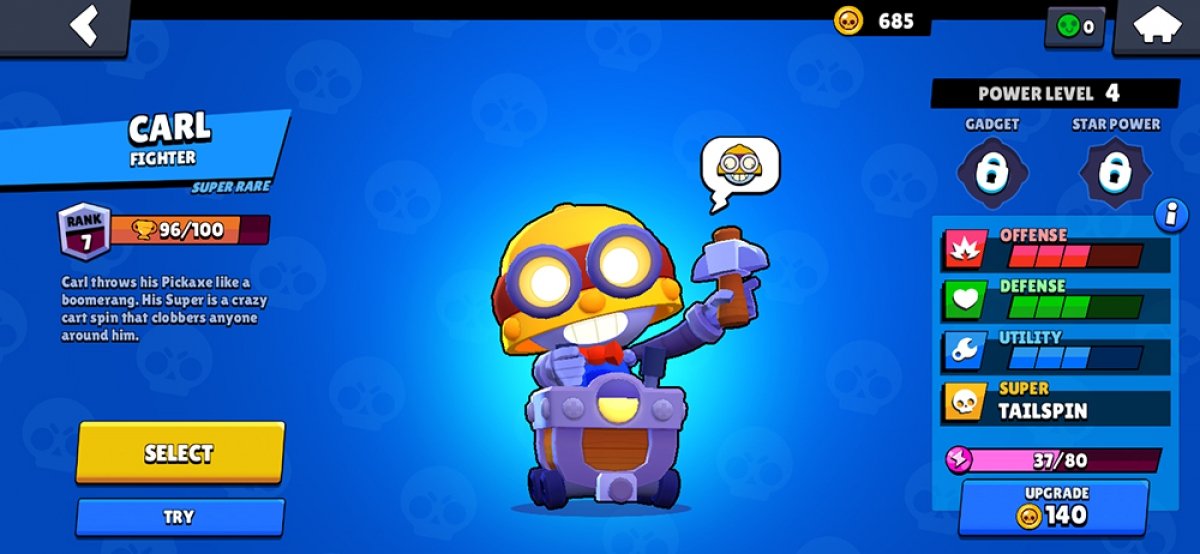 How to unlock and play with Carl in Brawl Stars