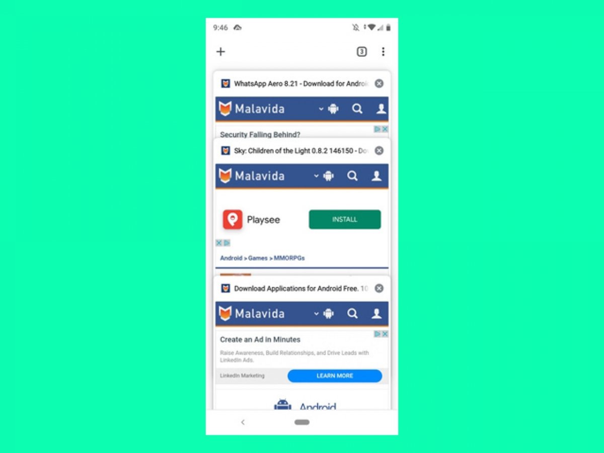 Cómo cambiar rápido entre pestañas abiertas en Chrome de Android