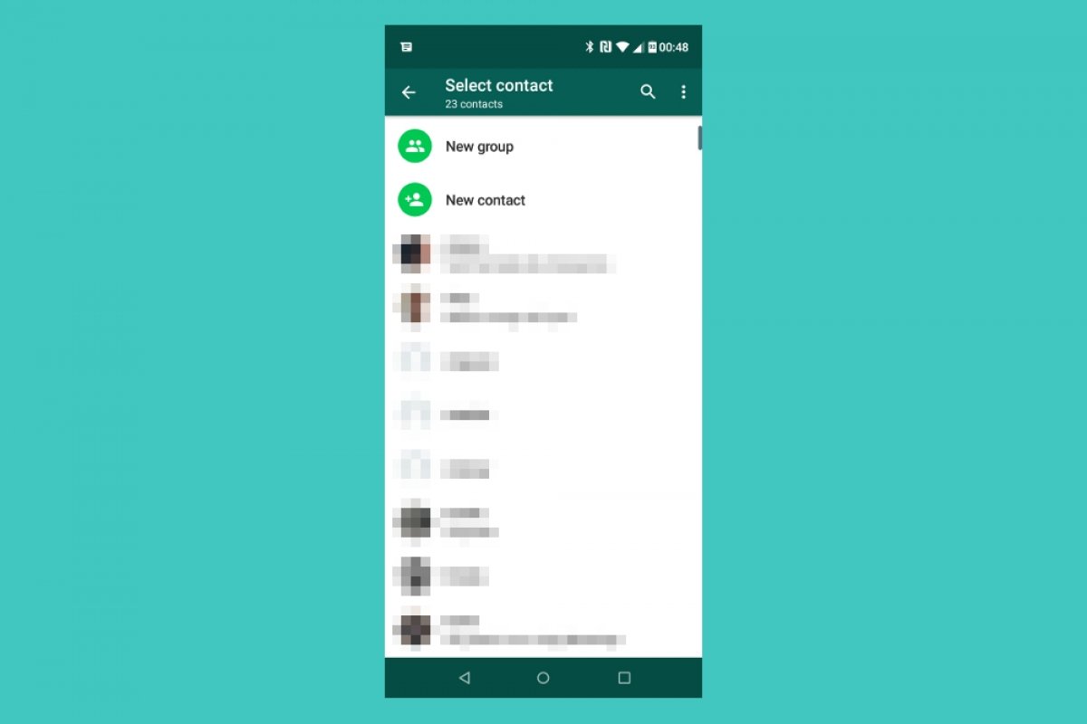 How to add contacts in GBWhatsApp
