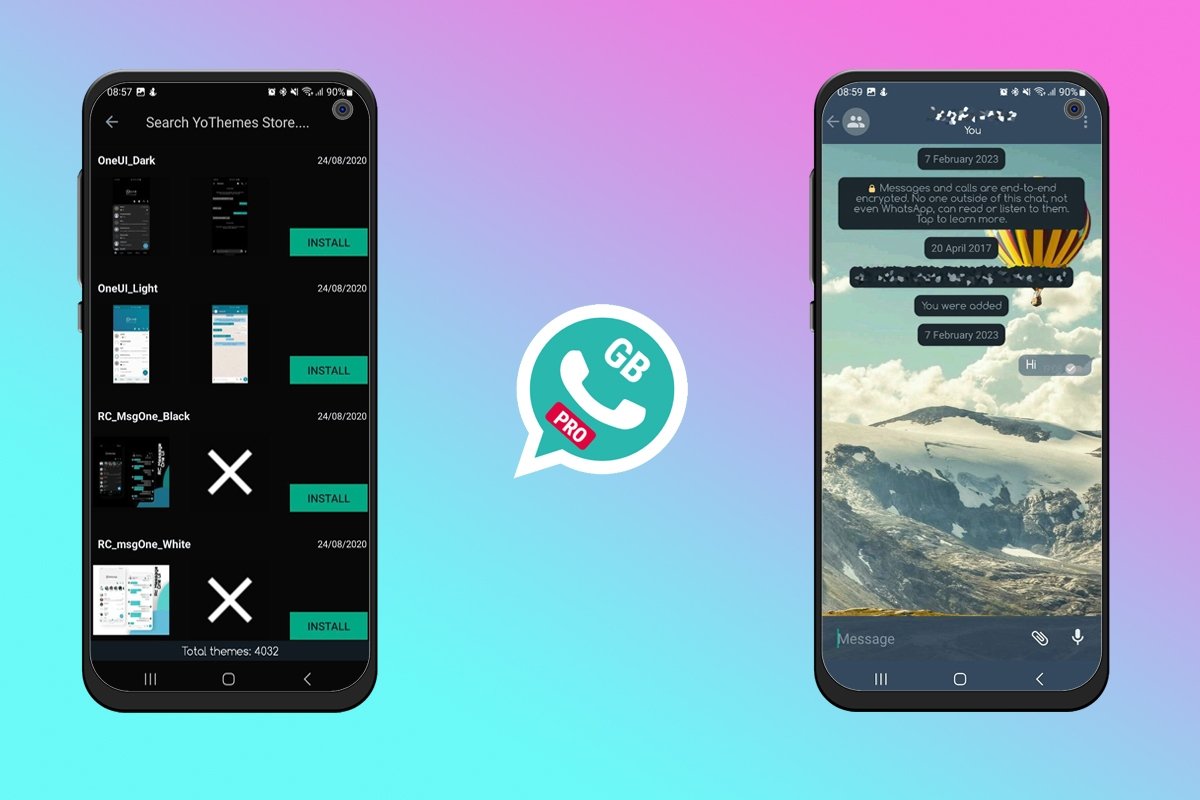 How to change themes and wallpapers in GBWhatsApp Pro