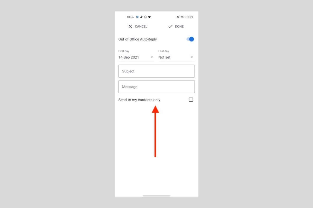 Cómo crear una respuesta automática en Gmail