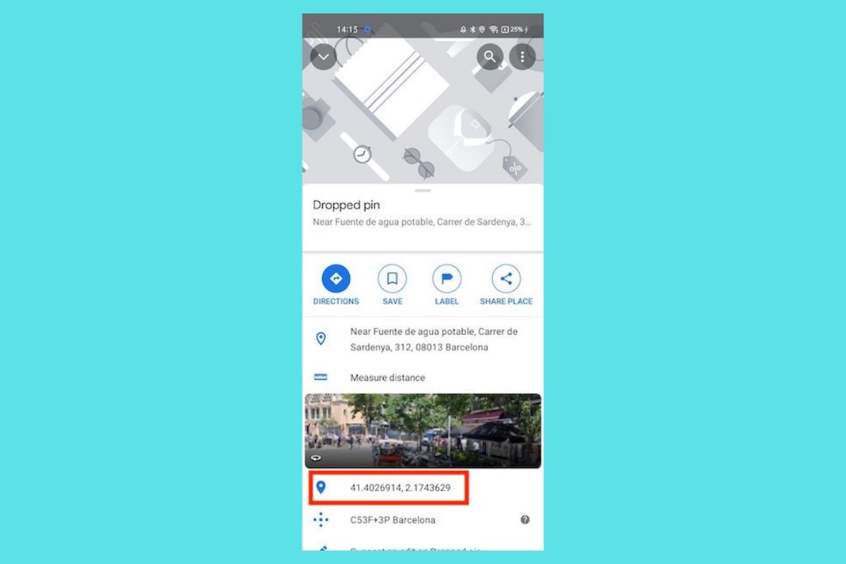 Cómo saber las coordenadas en Google Maps de Android