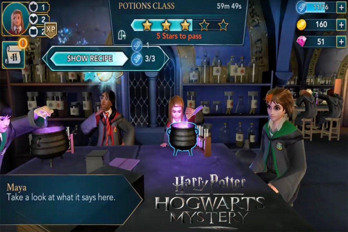 Solutions and answers to the Harry Potter Hogwarts Mystery class questions