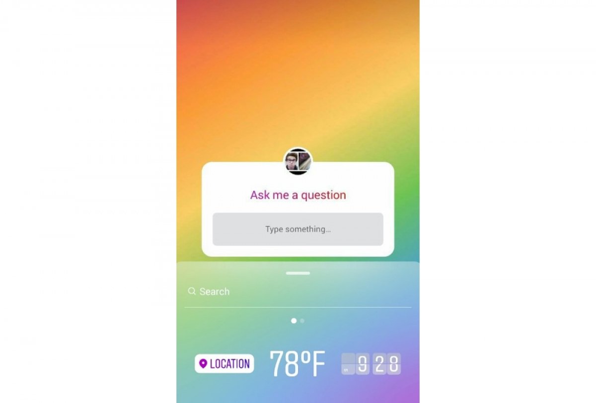 Comment changer l'arrière-plan dans les stories Instagram lorsque vous répondez aux questions