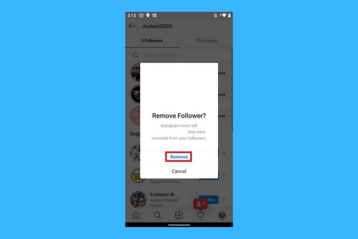 How to remove followers from Instagram