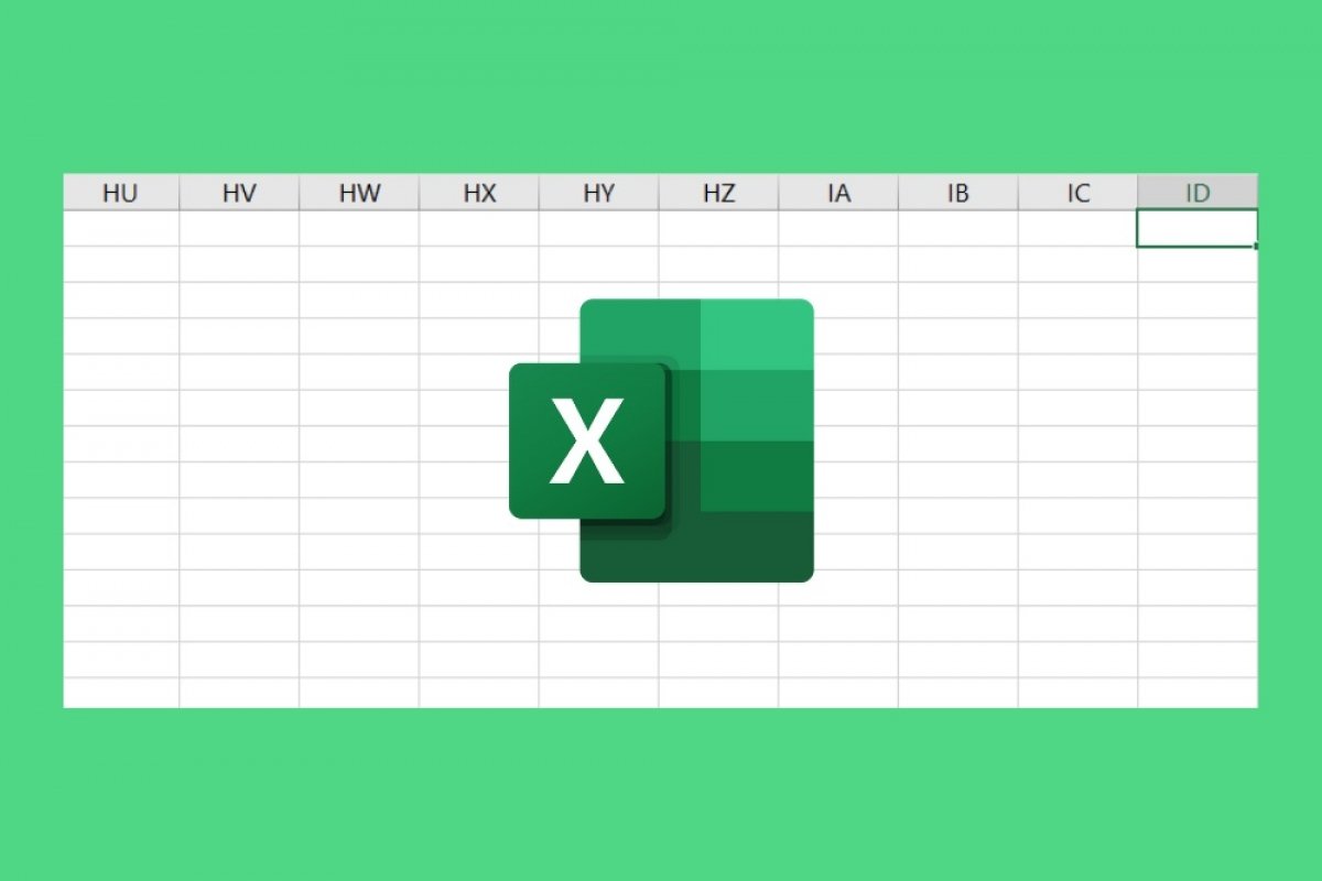 How many columns are there in Excel