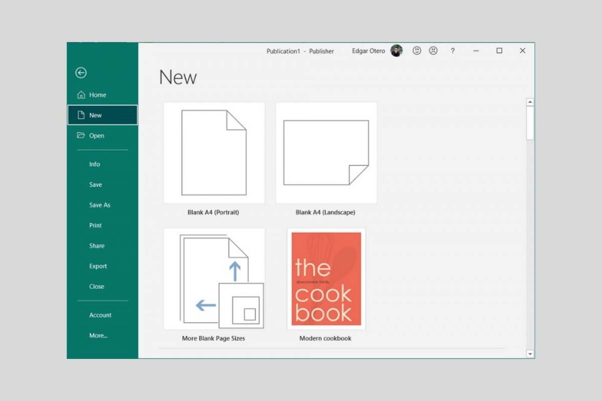 How many templates does Microsoft Publisher have?