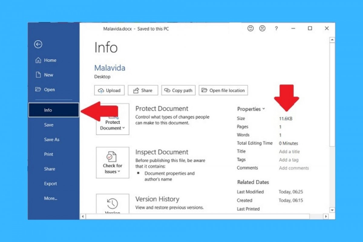 How to reduce the size of Word documents