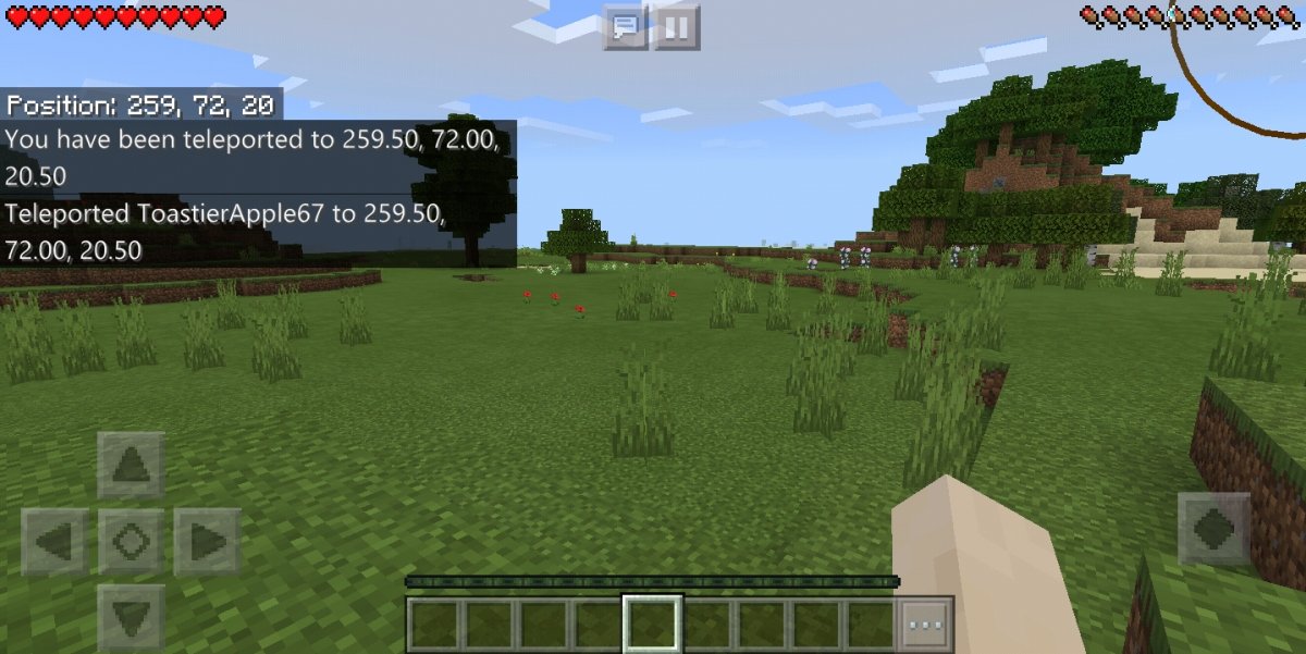 How to teleport to another location in Minecraft