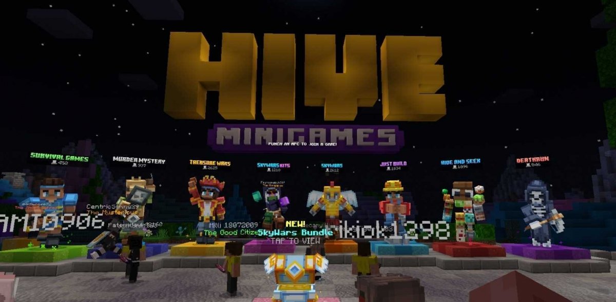 Wie man sich auf einem Minecraft PE-Server anmeldet und spielt