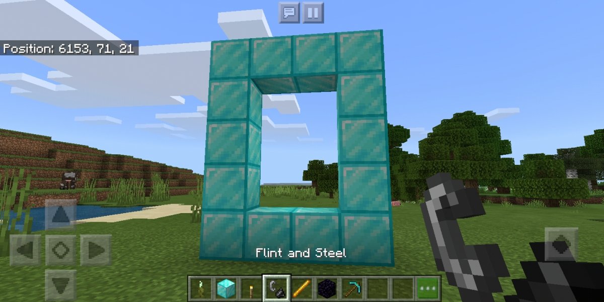 How to make a portal in Minecraft