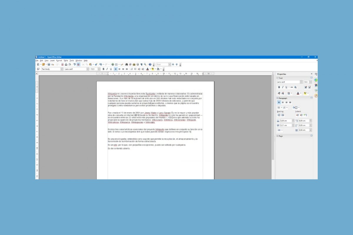 openoffice writer brochure templates