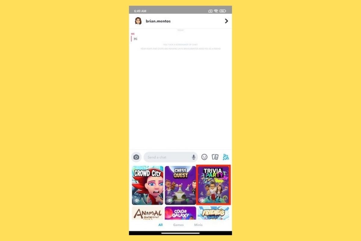Snap games: qué son y cómo jugar a los juegos de Snapchat
