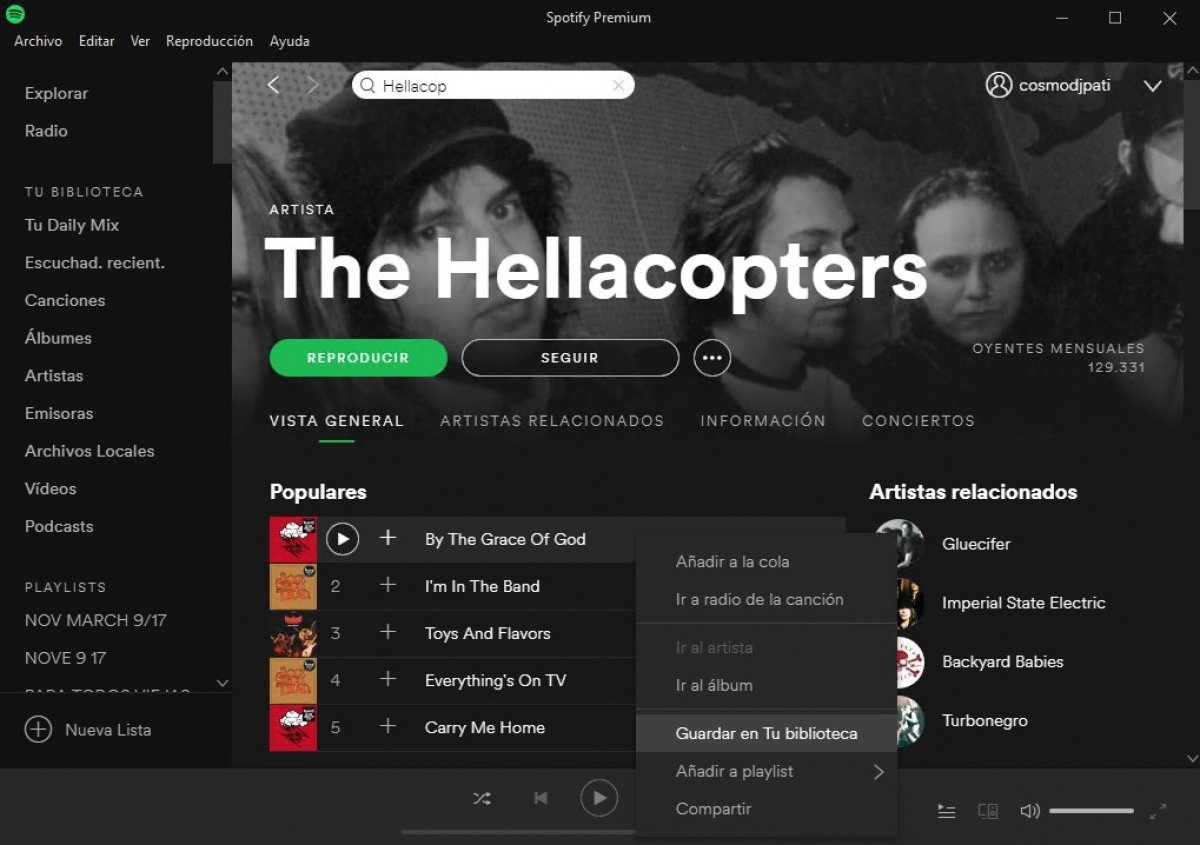 Cómo descargar música de Spotify