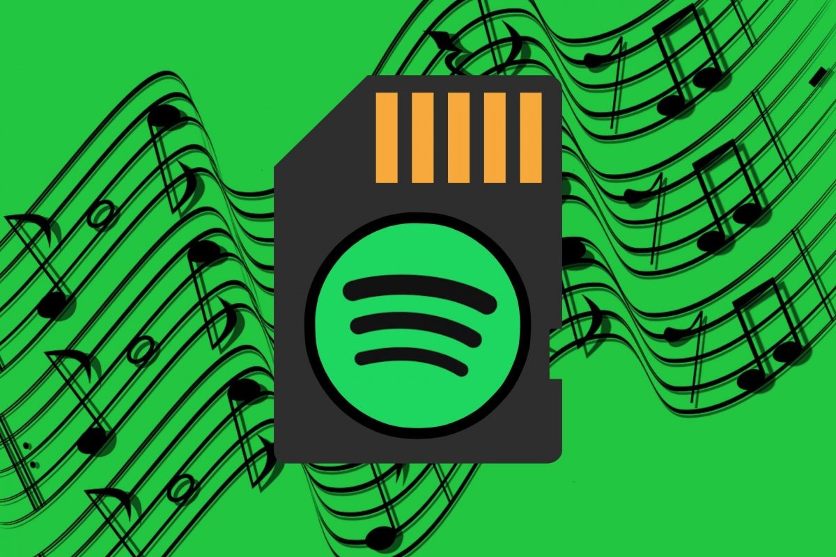 Как сохранить музыку Spotify на SD-карту