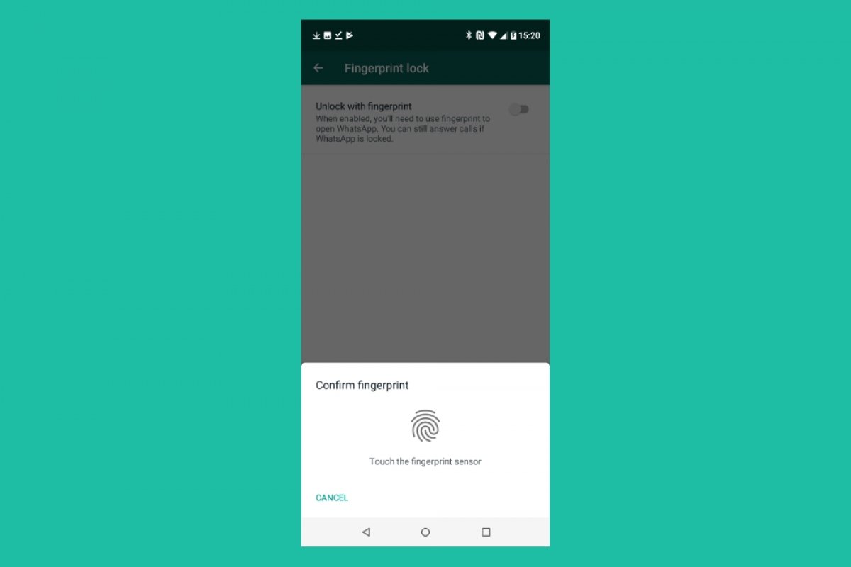 Cómo activar la protección por huella dactilar en WhatsApp