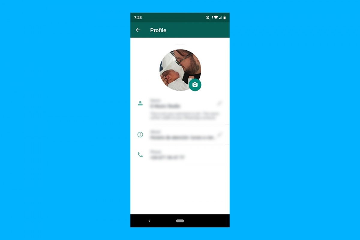 How to change your profile picture in WhatsApp
