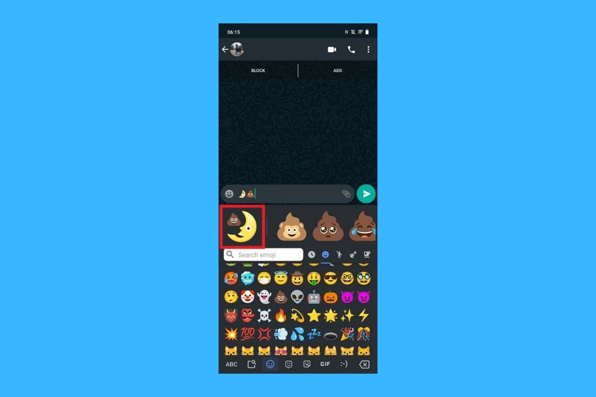 Come unire emoji in WhatsApp