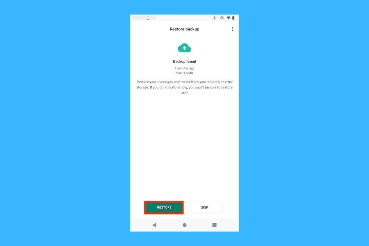 Come recuperare le chat di WhatsApp senza backup