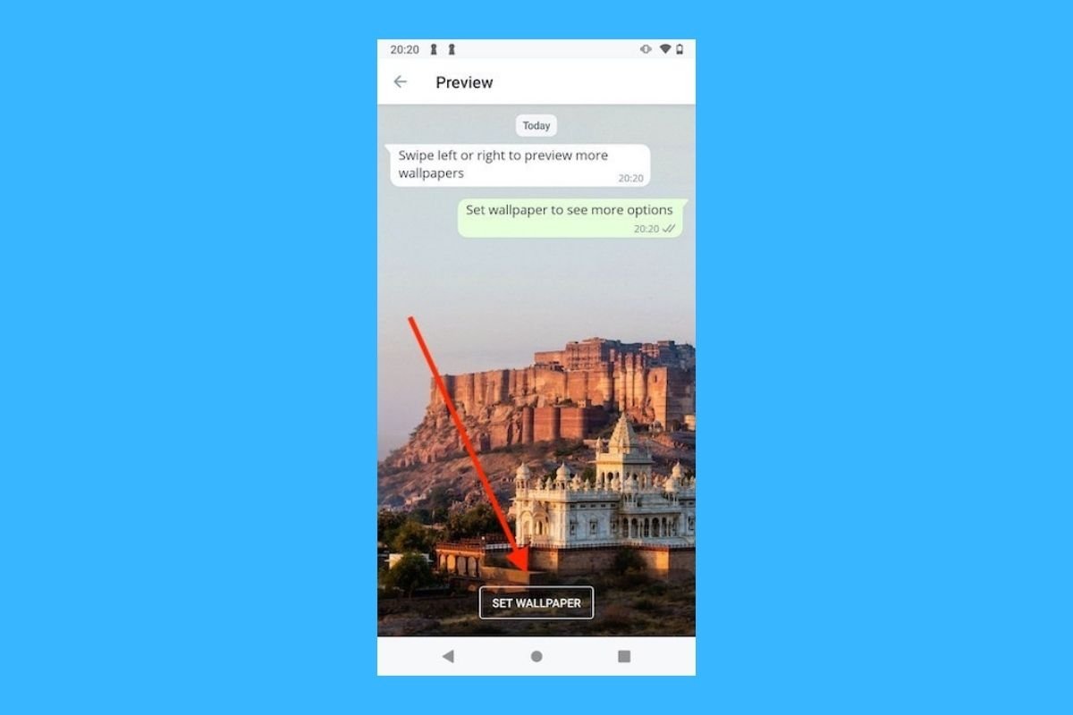 How to change the wallpaper for chats in WhatsApp