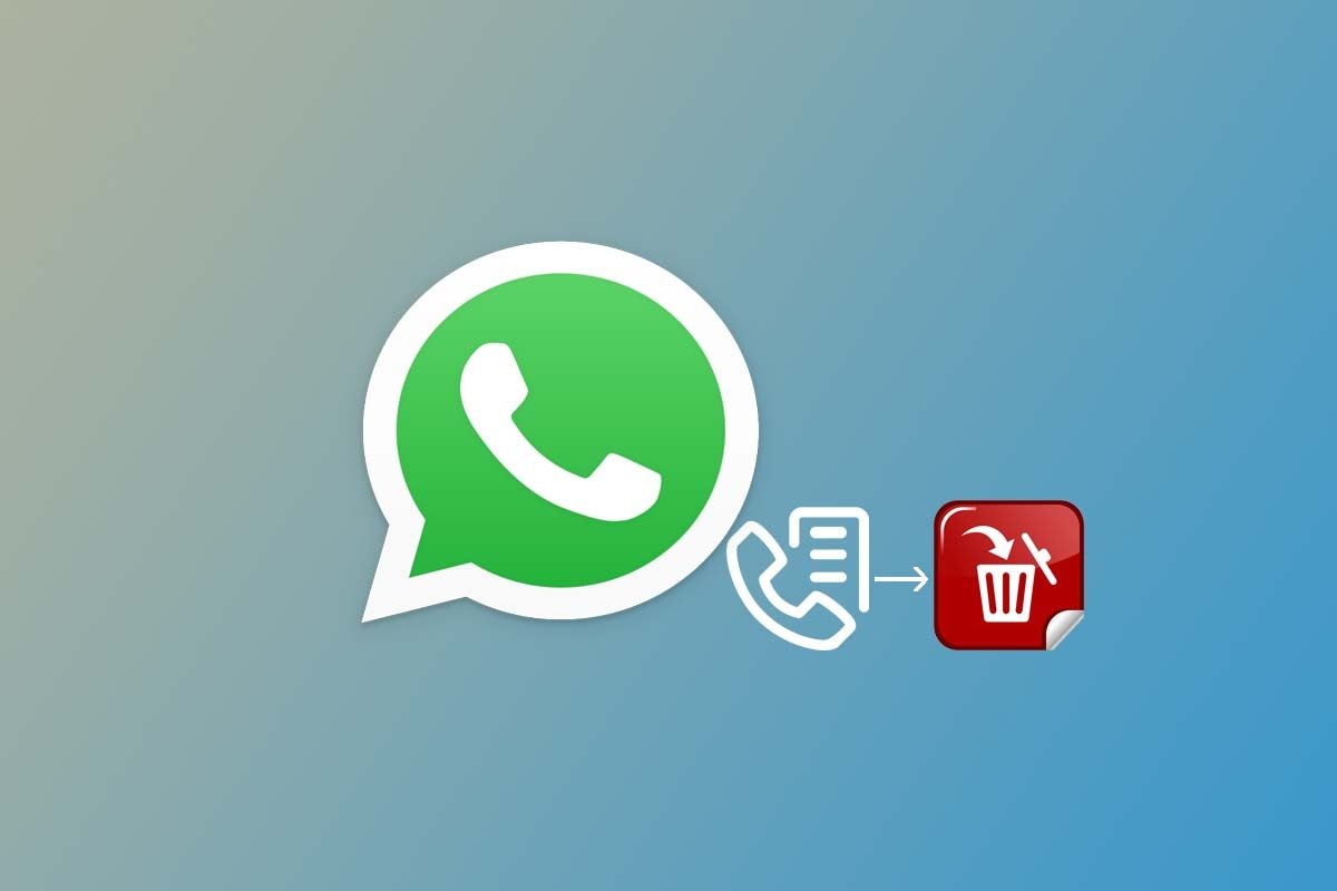 How to delete the call log in WhatsApp