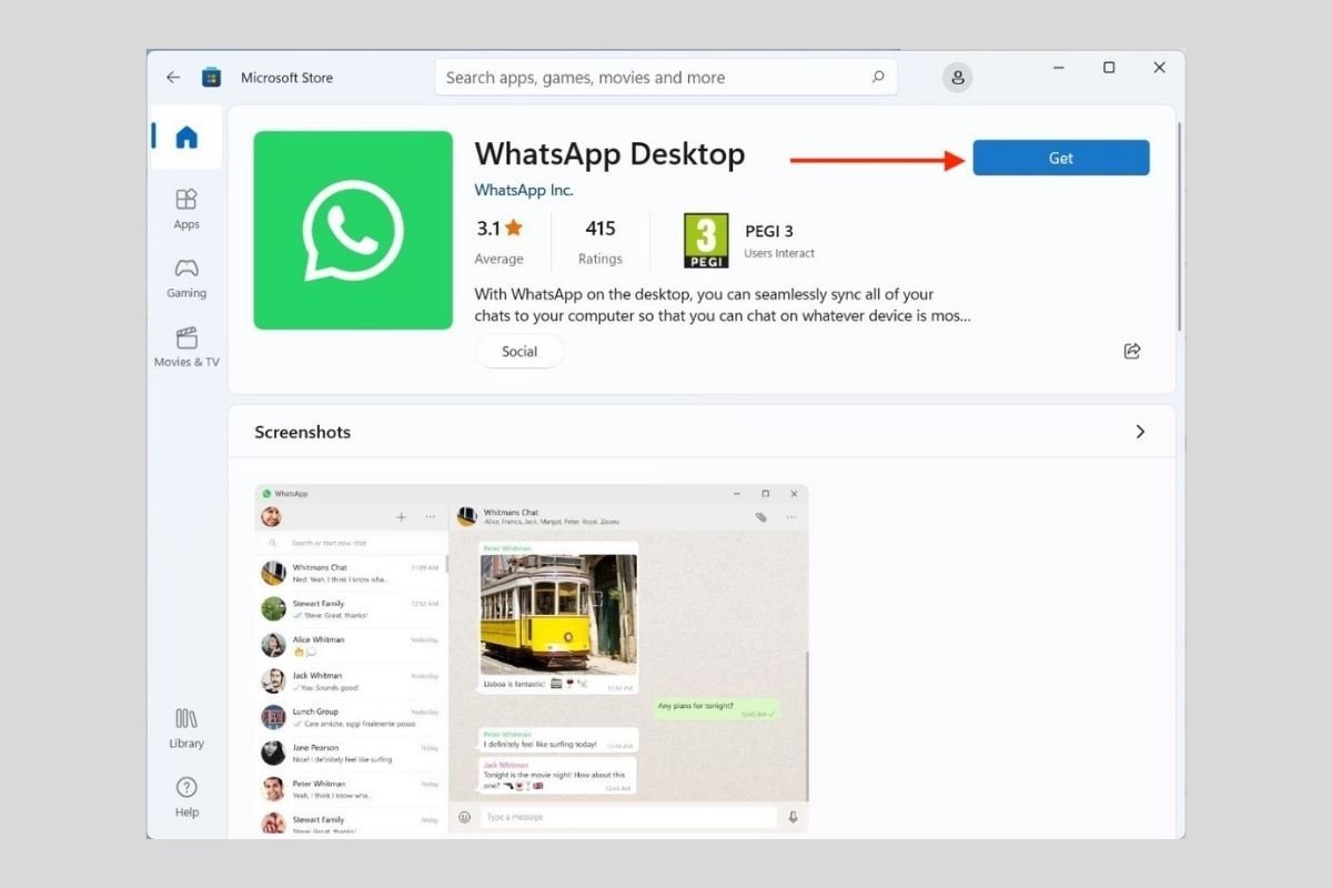 Cómo descargar e instalar WhatsApp en Windows 11
