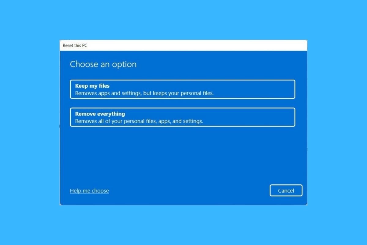 Como reinstalar o Windows 11 eliminando ou mantendo arquivos